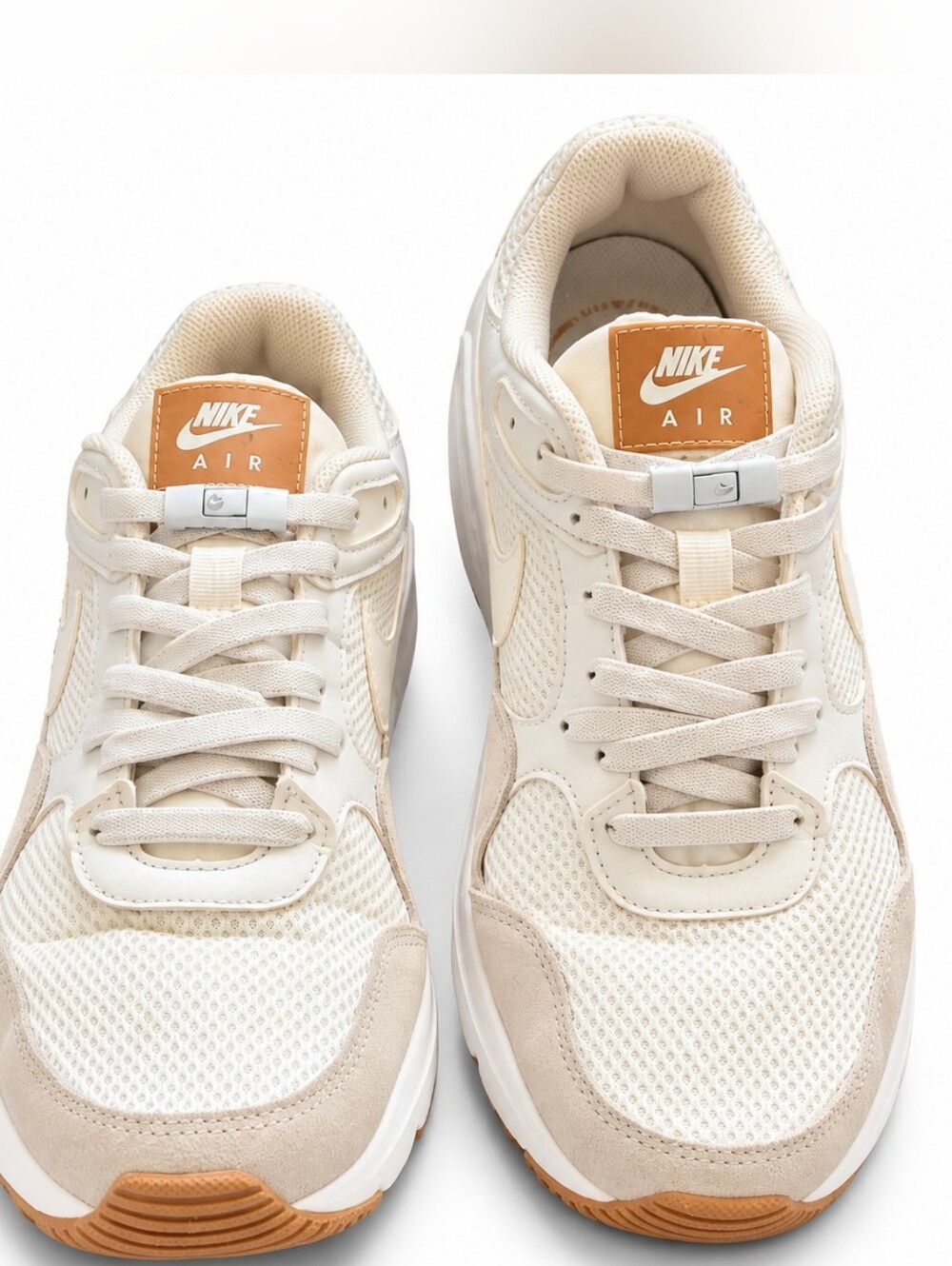 Nike Air Max SC Sneakers Women’s Summit White Hemp Sail w/ no tie, elastic laces